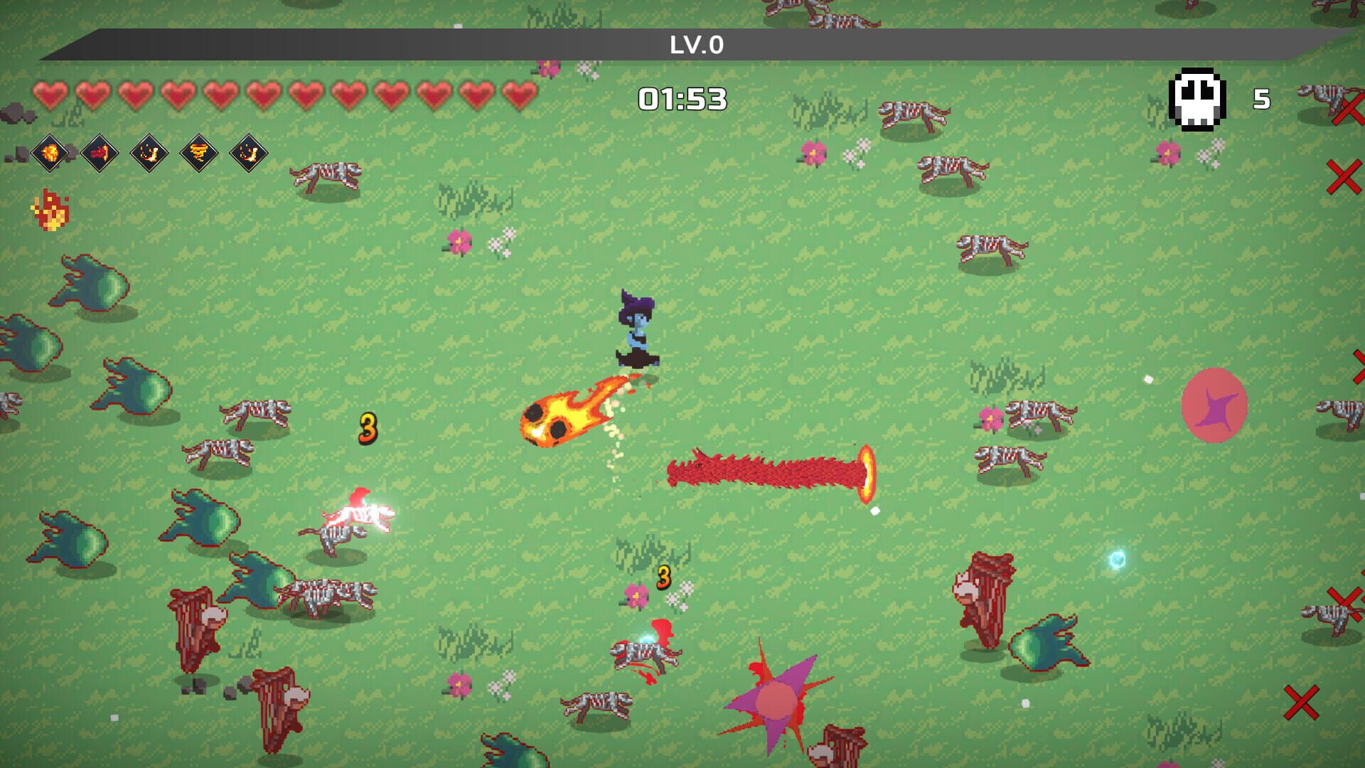 Screenshot for Elemental Survivors: Roguelike