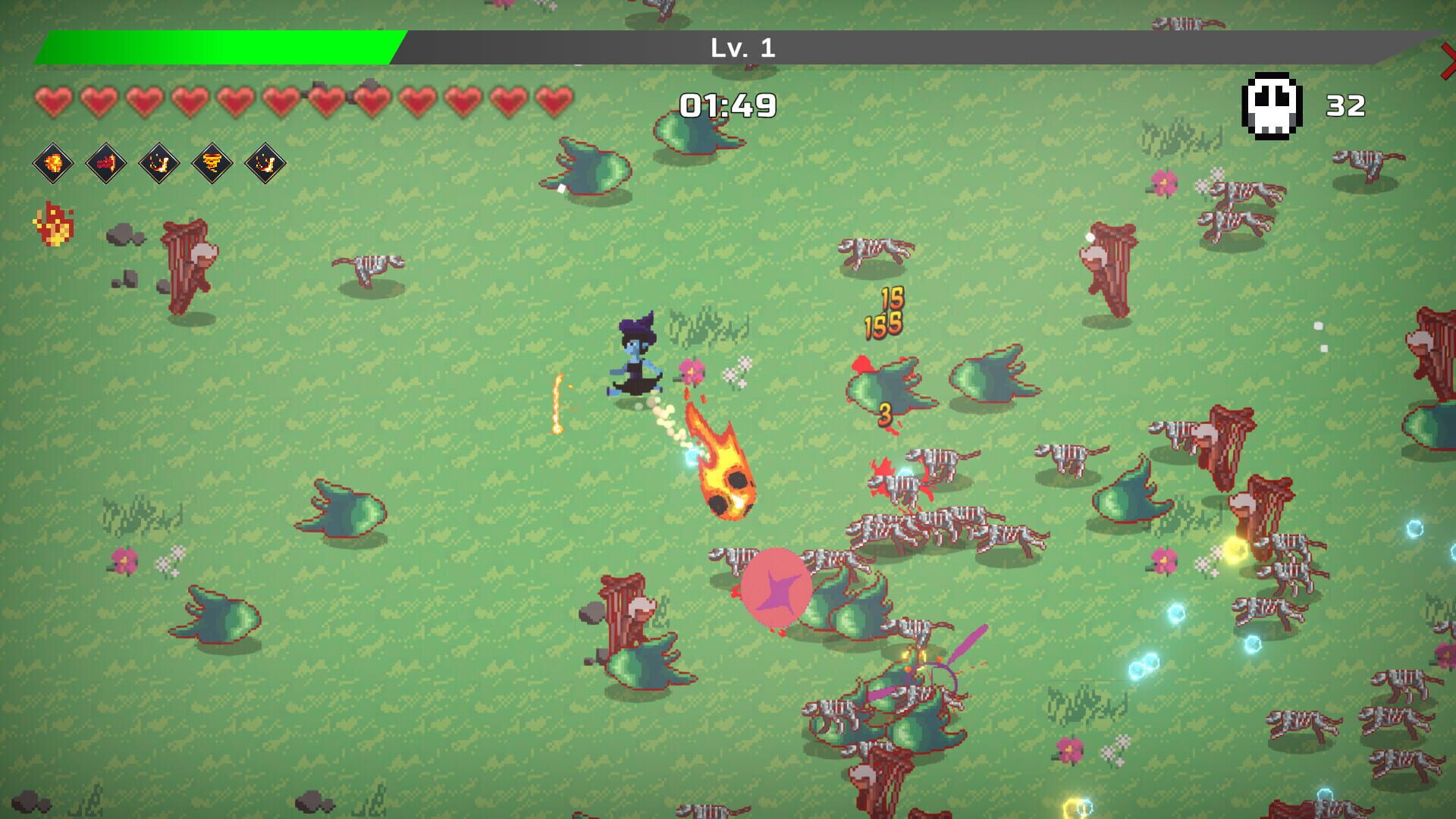 Screenshot for Elemental Survivors: Roguelike