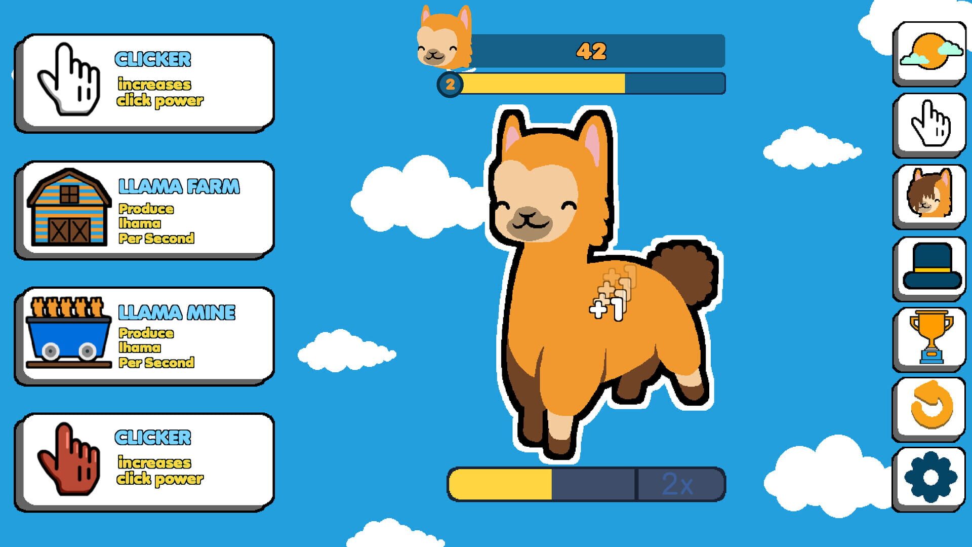 Screenshot for Lhama Clicker
