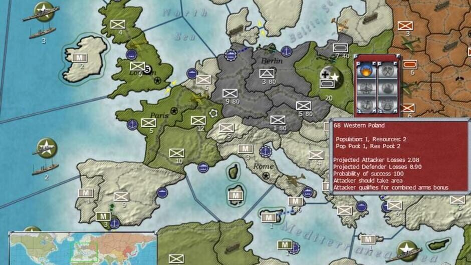 Screenshot for Gary Grigsby's World at War: A World Divided
