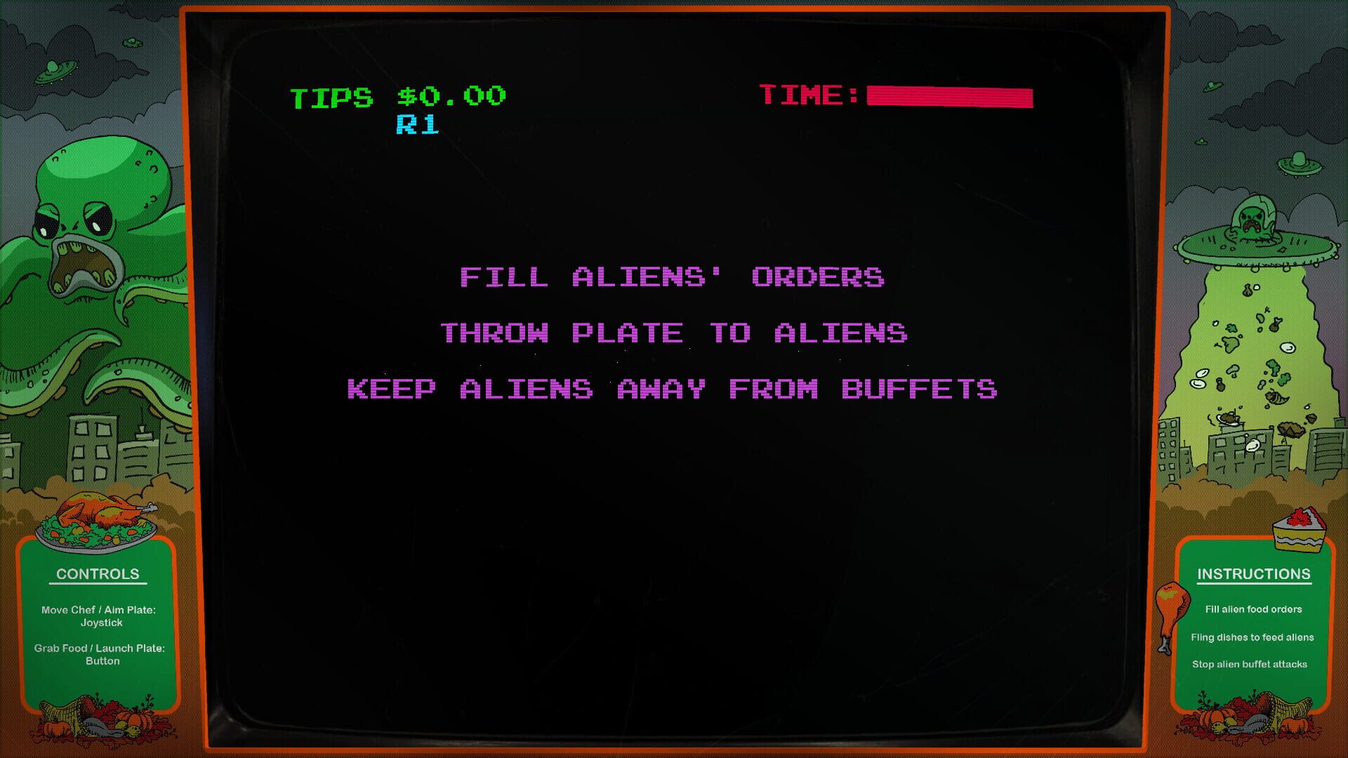 Screenshot for Digital Eclipse Arcade: Invasion of the Buffet Snatchers