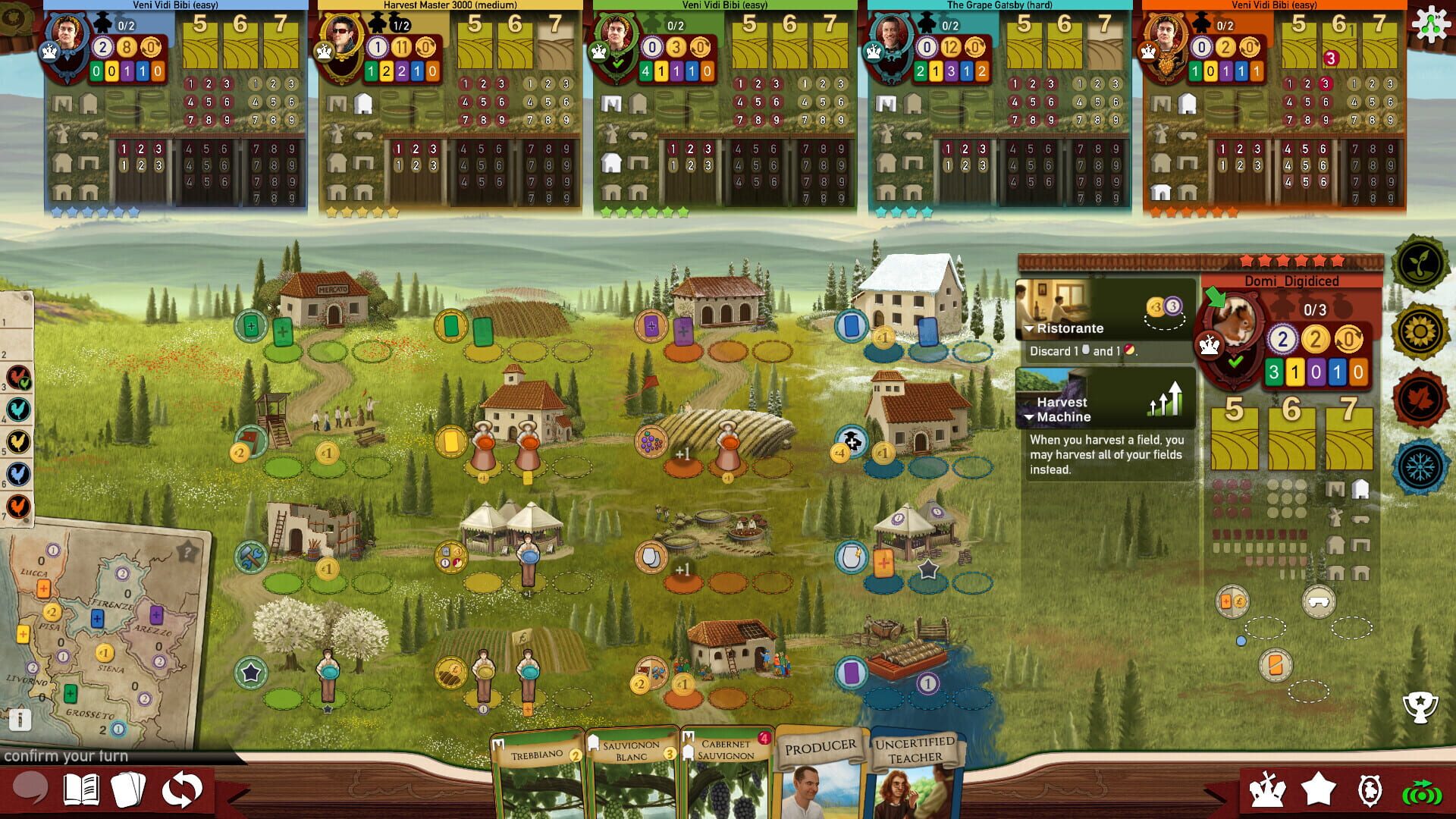 Screenshot for Viticulture: Essential Edition - Tuscany Expansion