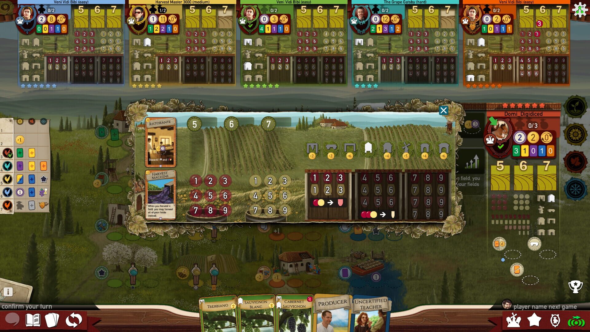 Screenshot for Viticulture: Essential Edition - Tuscany Expansion