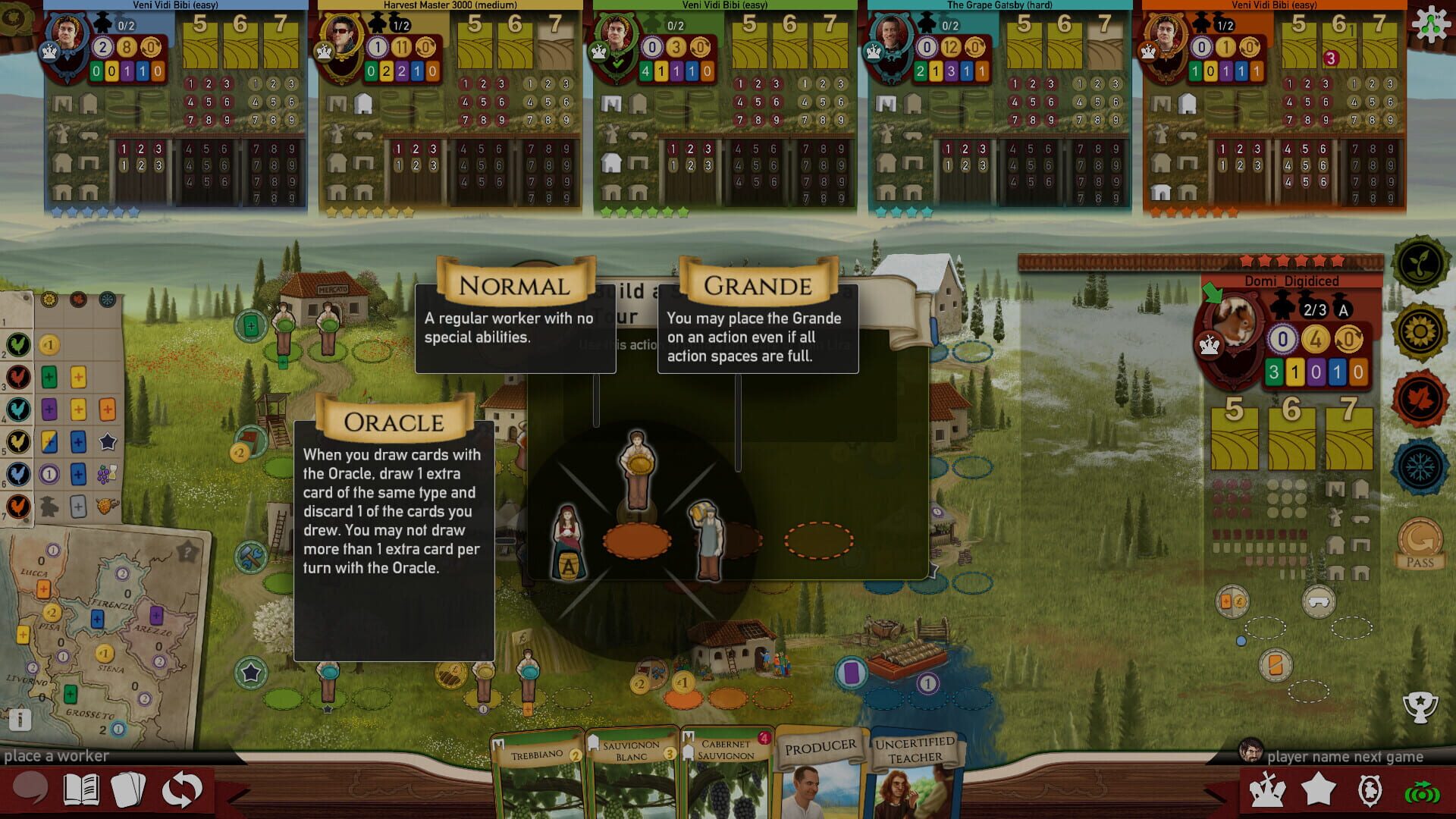 Screenshot for Viticulture: Essential Edition - Tuscany Expansion