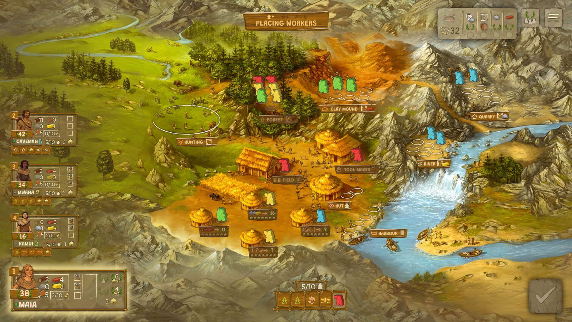 Screenshot for Stone Age: Digital Edition
