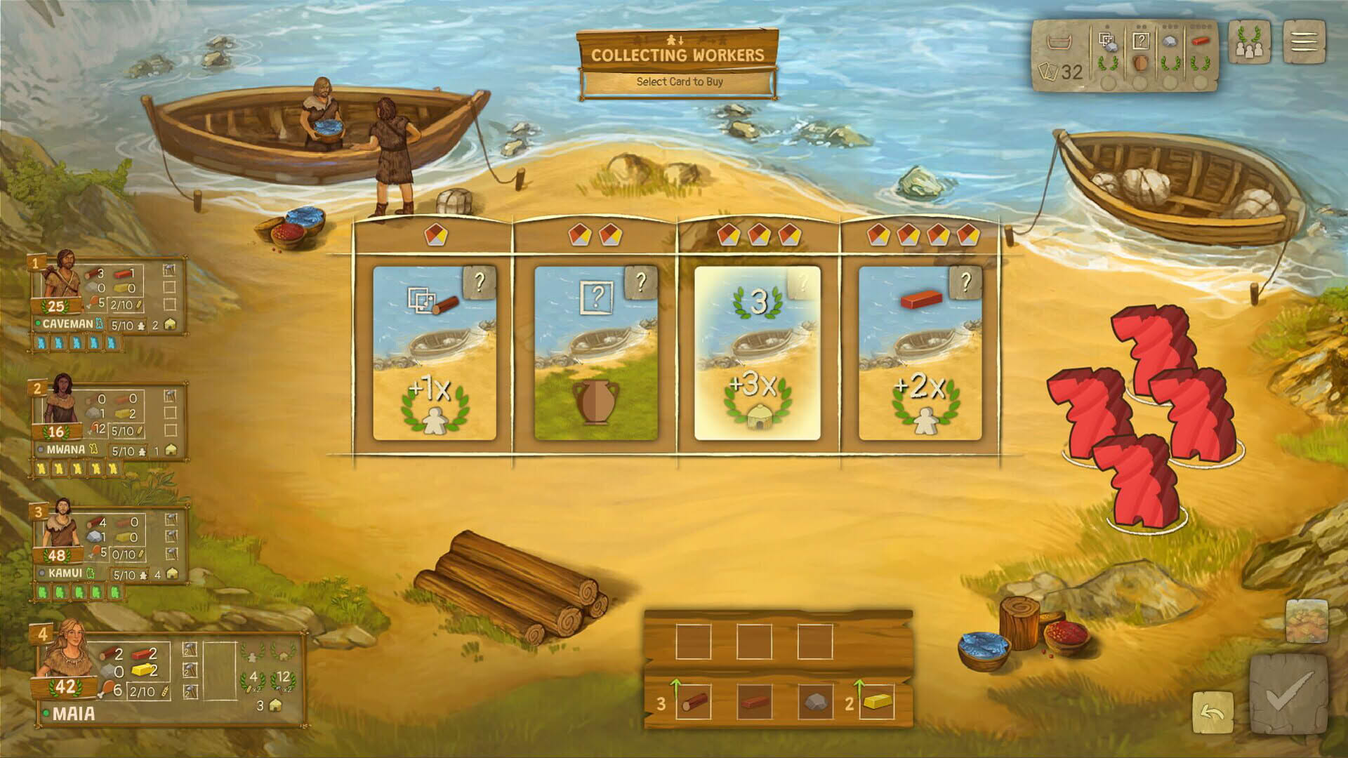 Screenshot for Stone Age: Digital Edition