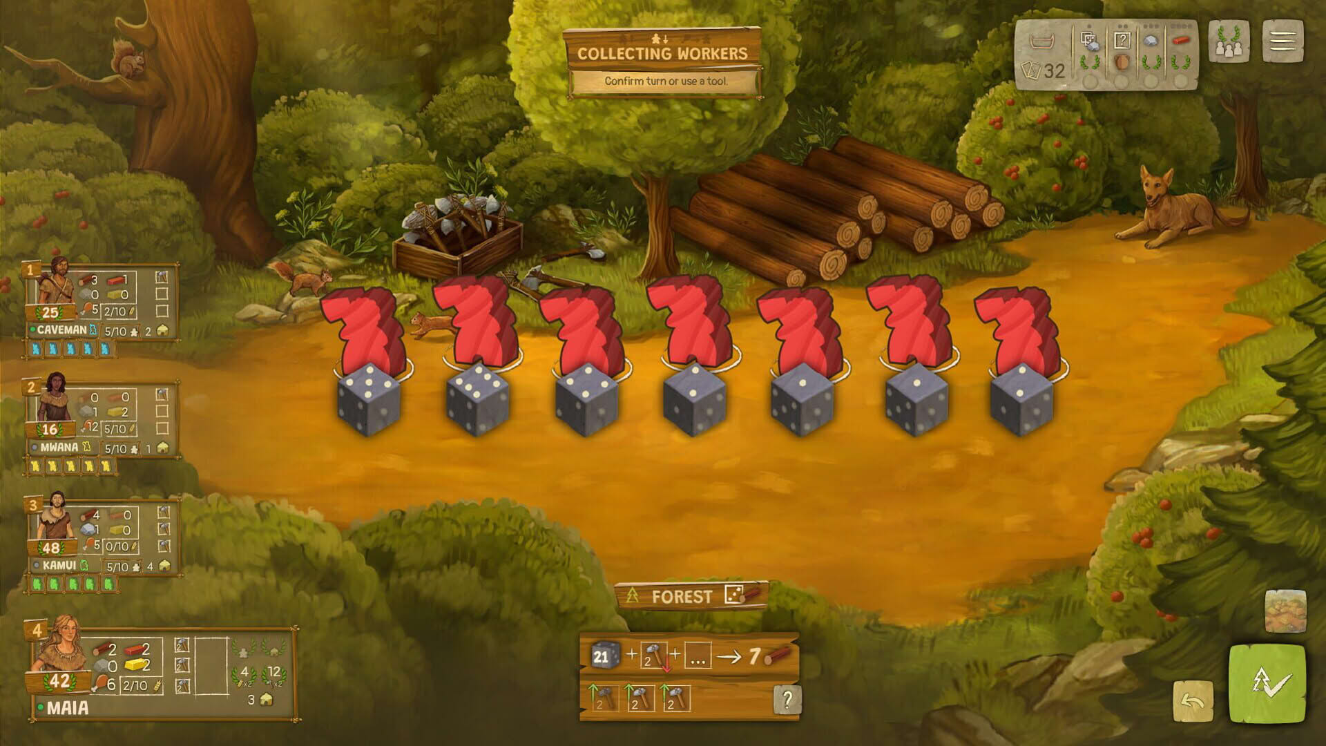 Screenshot for Stone Age: Digital Edition
