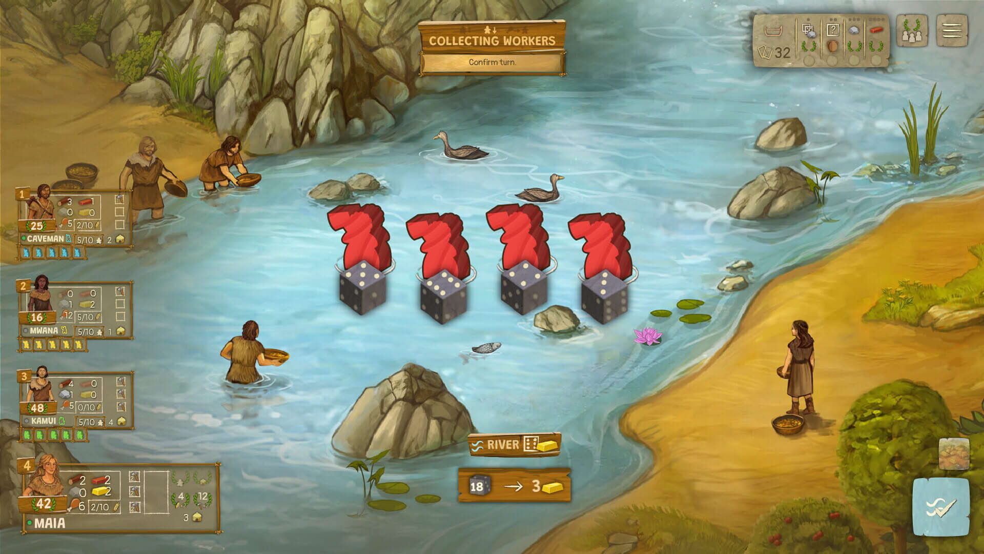 Screenshot for Stone Age: Digital Edition