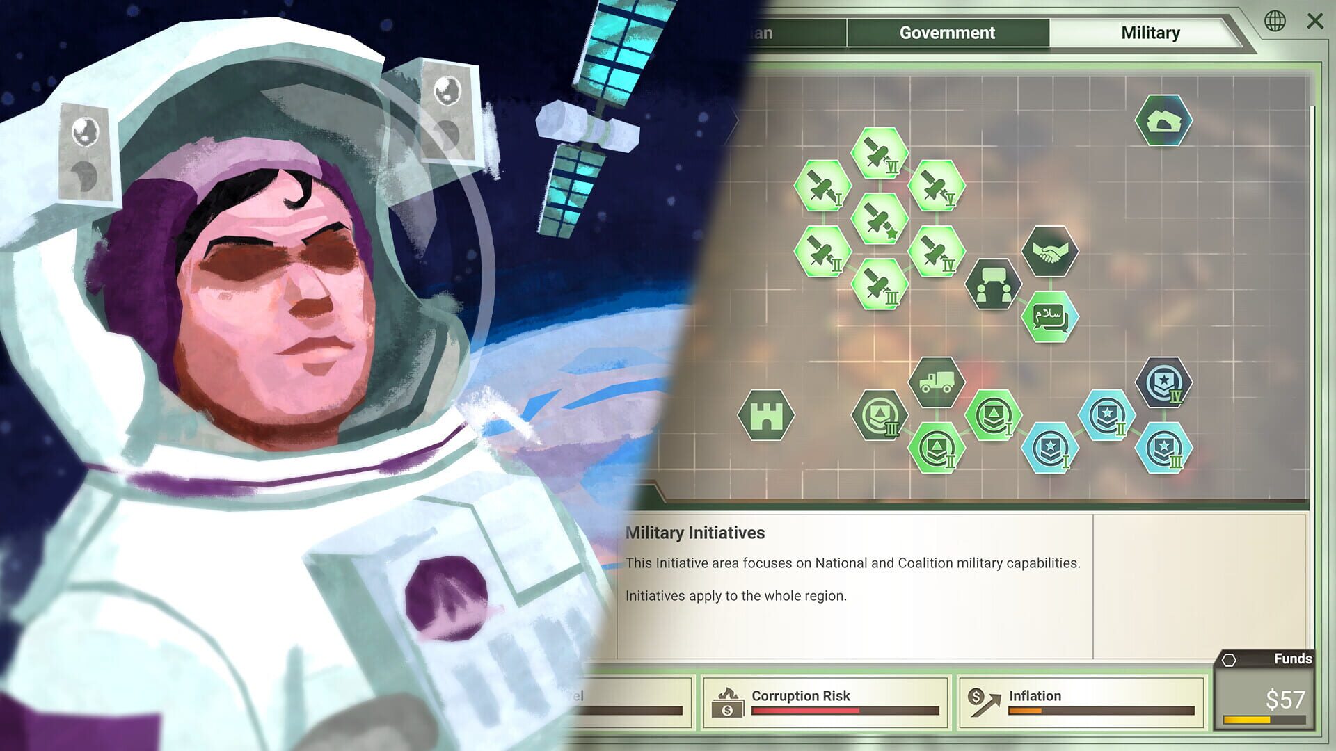 Screenshot for Rebel Inc: Escalation - Dollars & Disasters