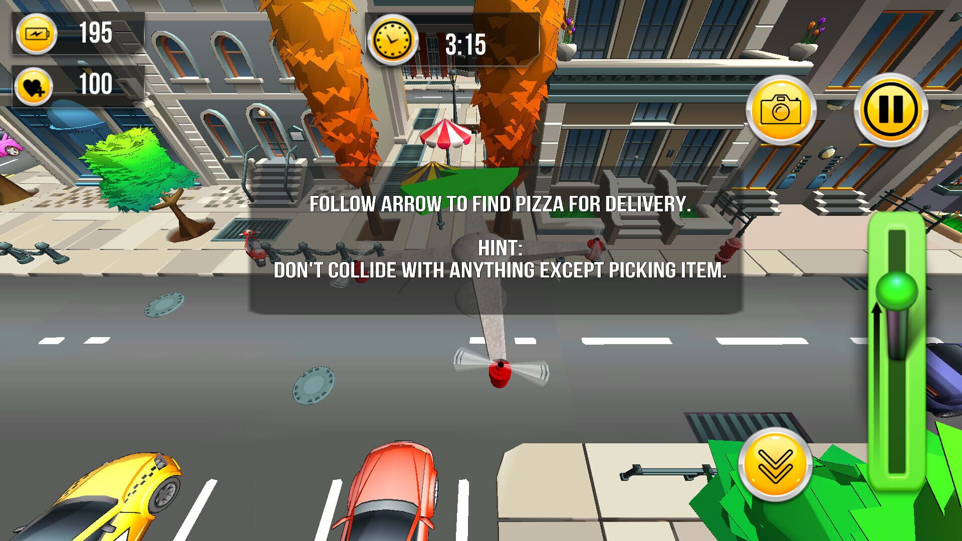 Screenshot for Drone Delivery