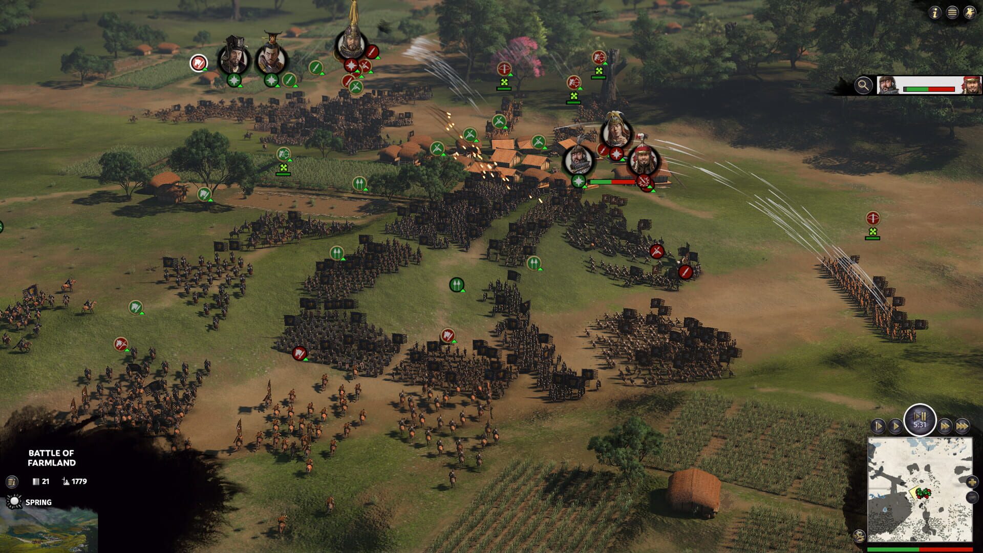 Screenshot for Total War: Three Kingdoms - Fates Divided