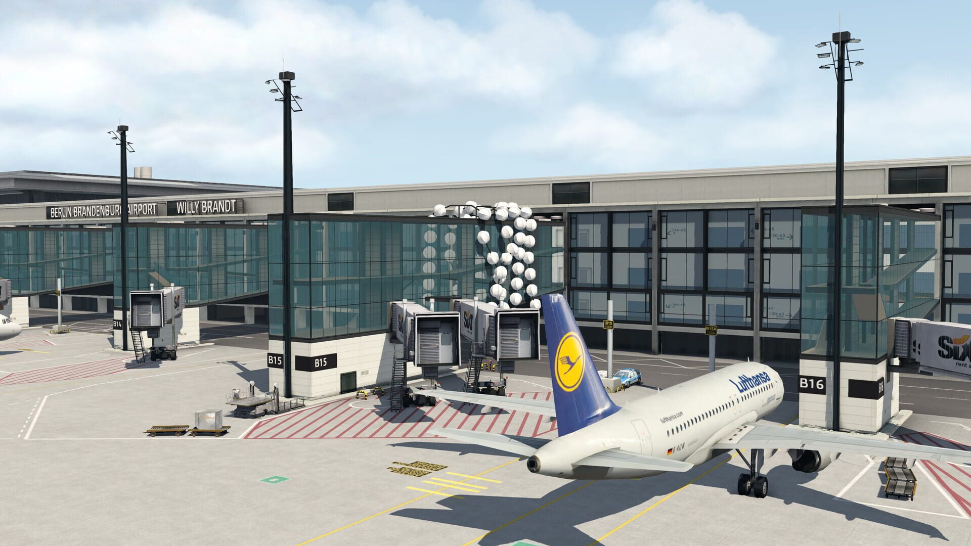 Screenshot for X-Plane 11: Aerosoft - Airport Berlin-Brandenburg