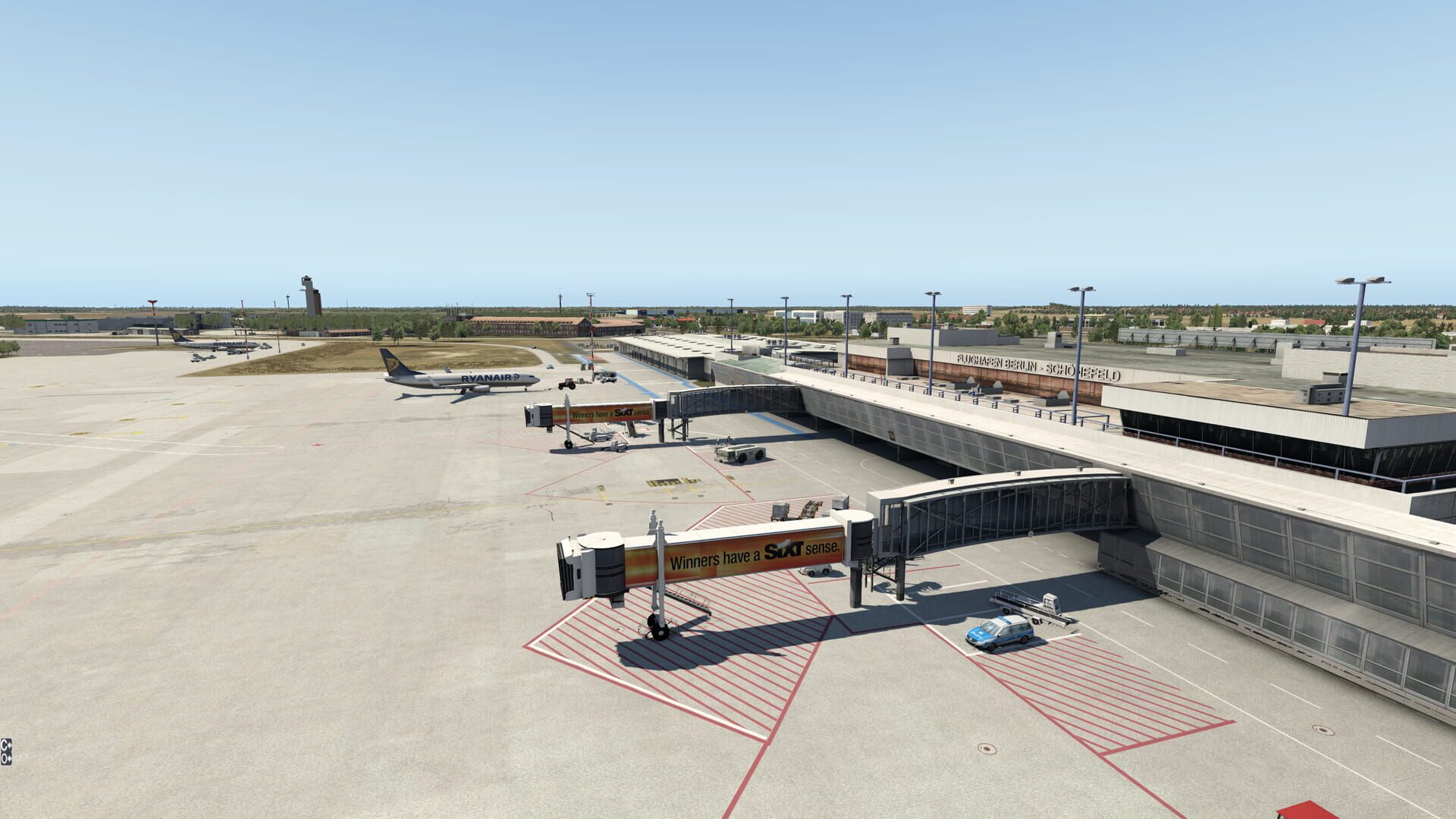 Screenshot for X-Plane 11: Aerosoft - Airport Berlin-Brandenburg
