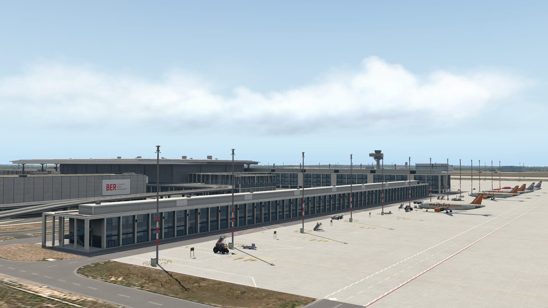 Screenshot for X-Plane 11: Aerosoft - Airport Berlin-Brandenburg
