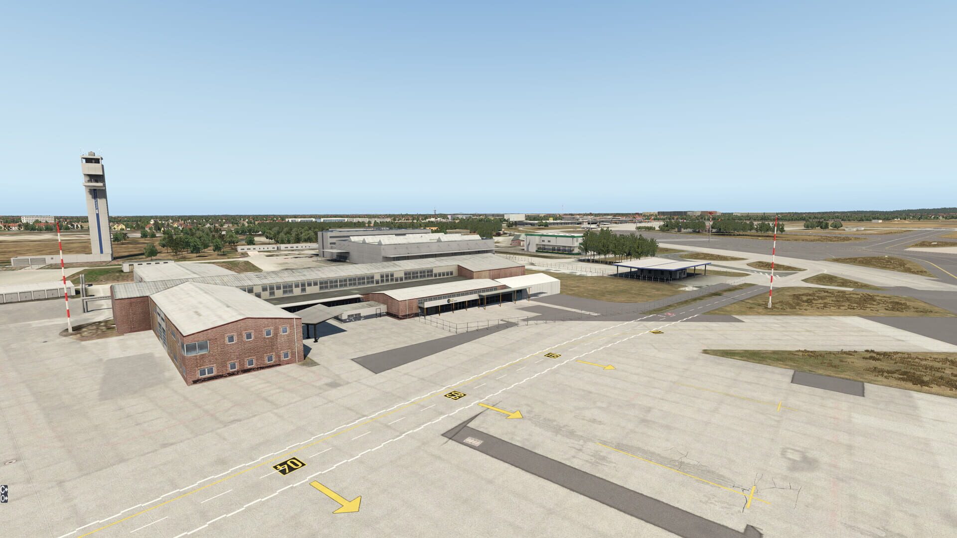 Screenshot for X-Plane 11: Aerosoft - Airport Berlin-Brandenburg