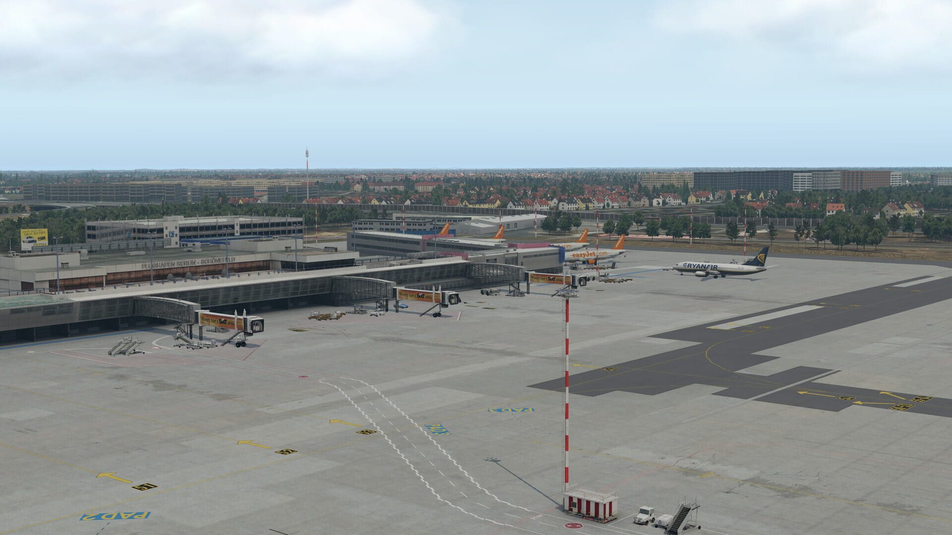 Screenshot for X-Plane 11: Aerosoft - Airport Berlin-Brandenburg