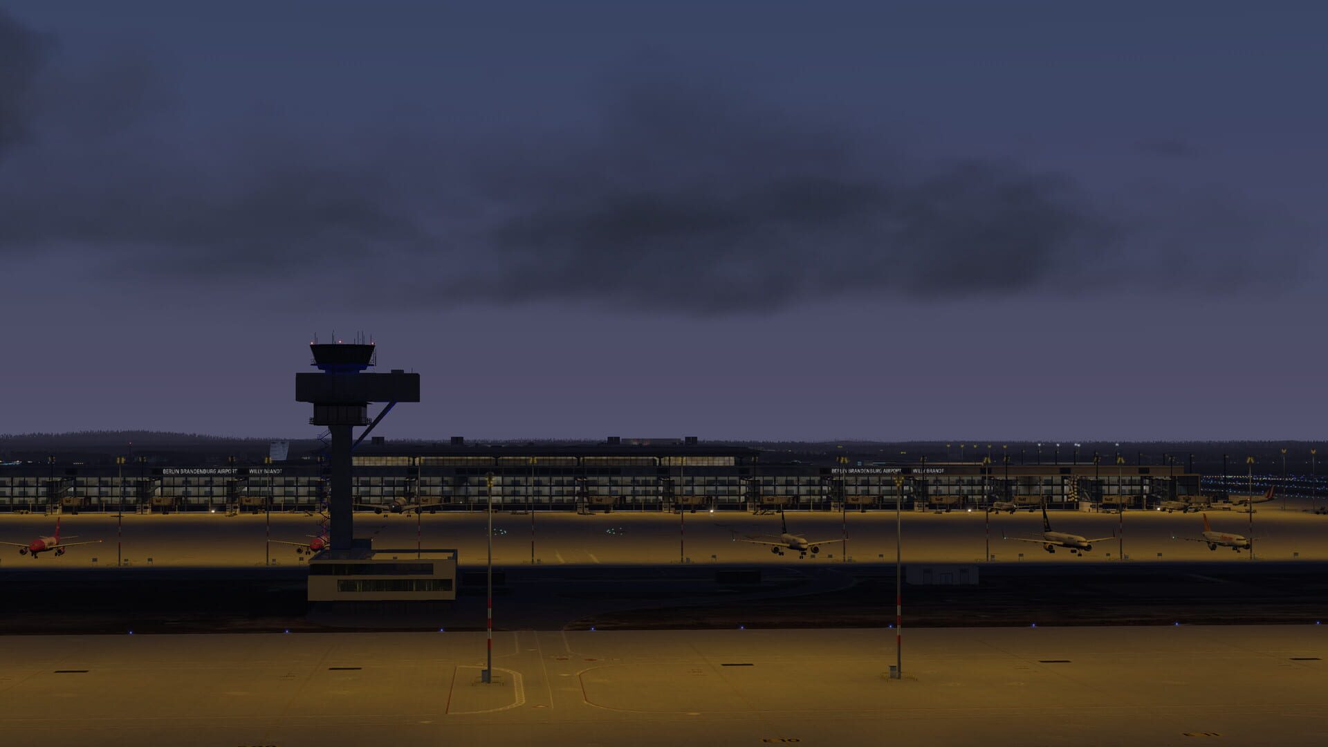 Screenshot for X-Plane 11: Aerosoft - Airport Berlin-Brandenburg