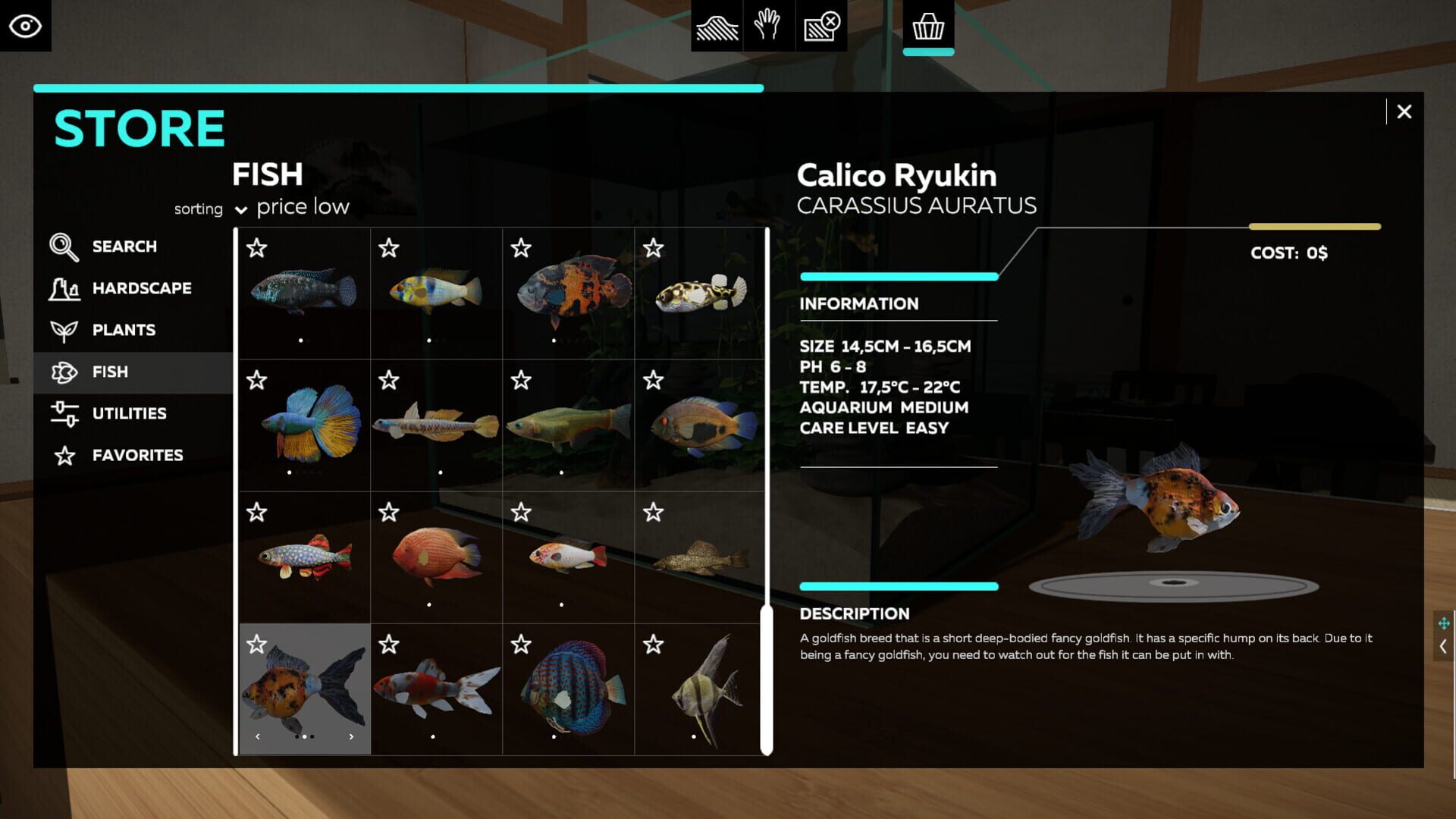 Screenshot for Aquarium Designer: Japan
