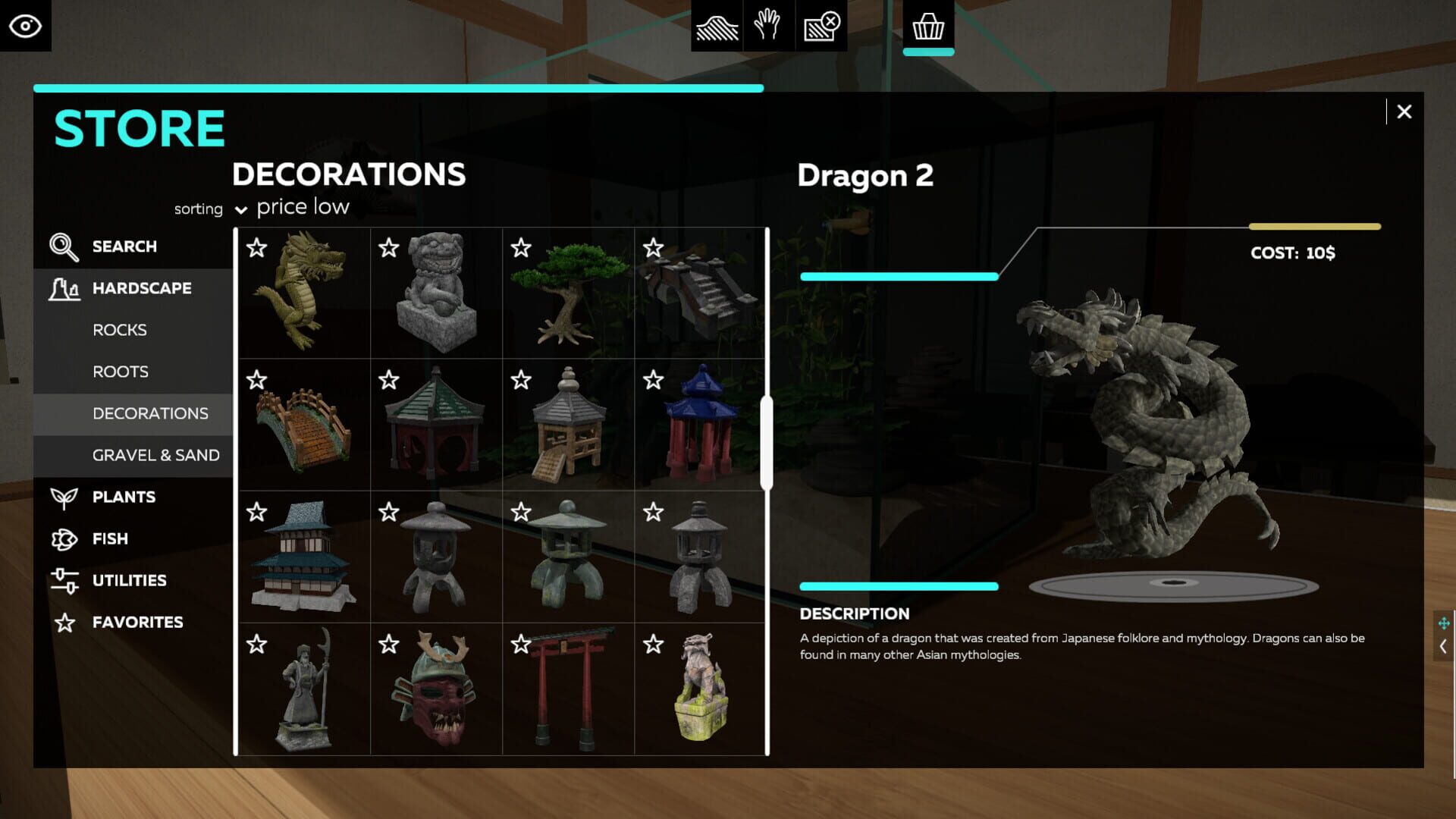 Screenshot for Aquarium Designer: Japan