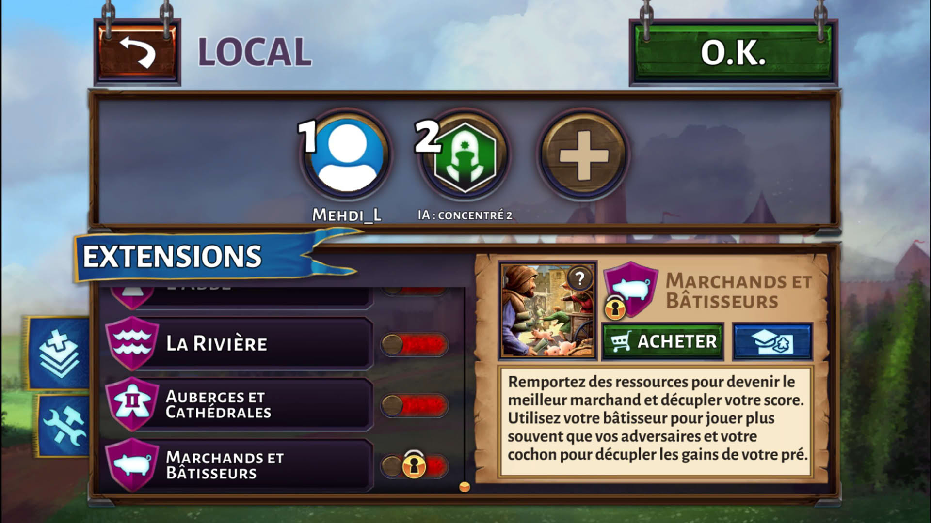 Screenshot for Carcassonne: The Official Board Game - Traders & Builders