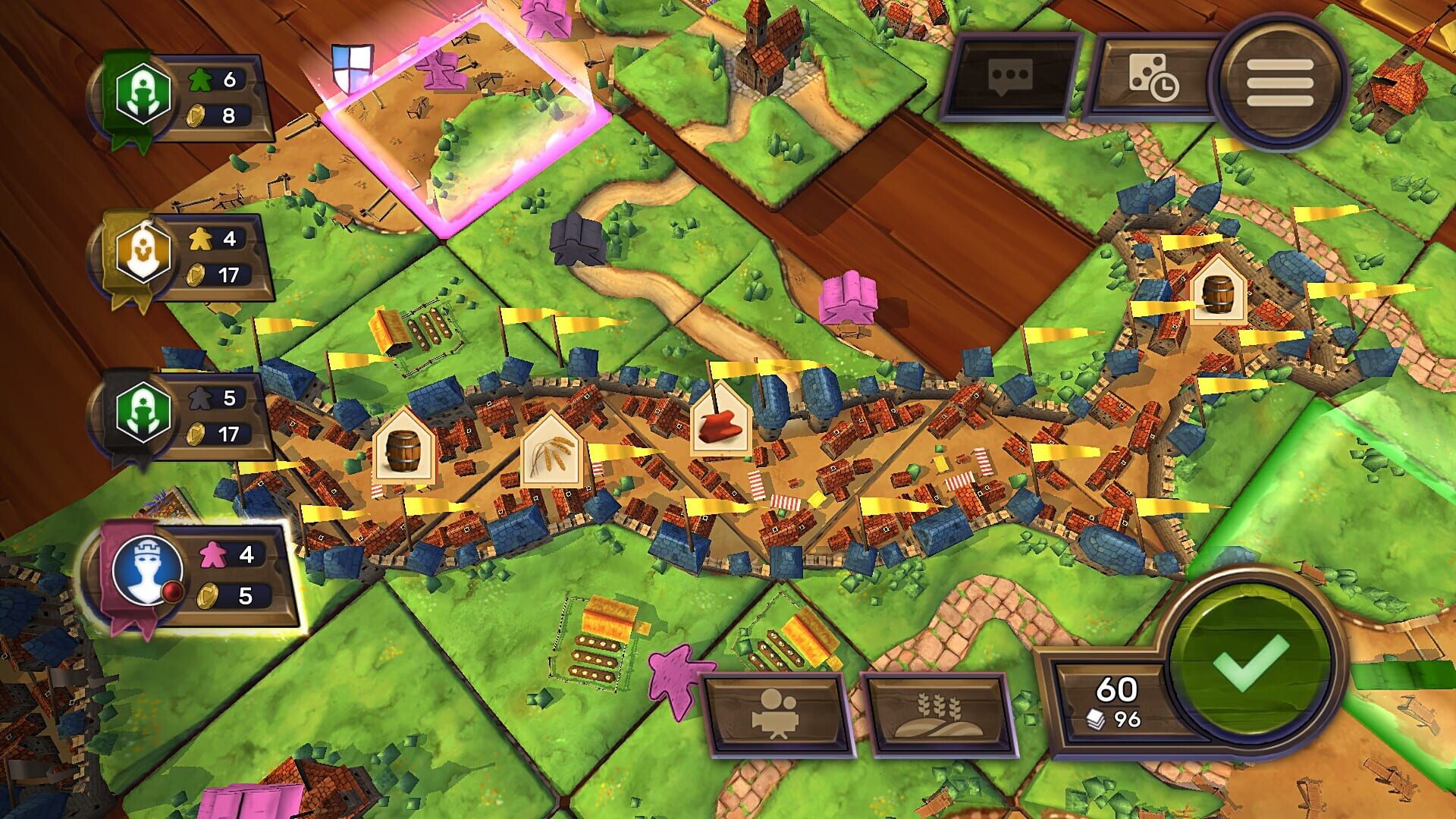 Screenshot for Carcassonne: The Official Board Game - Traders & Builders