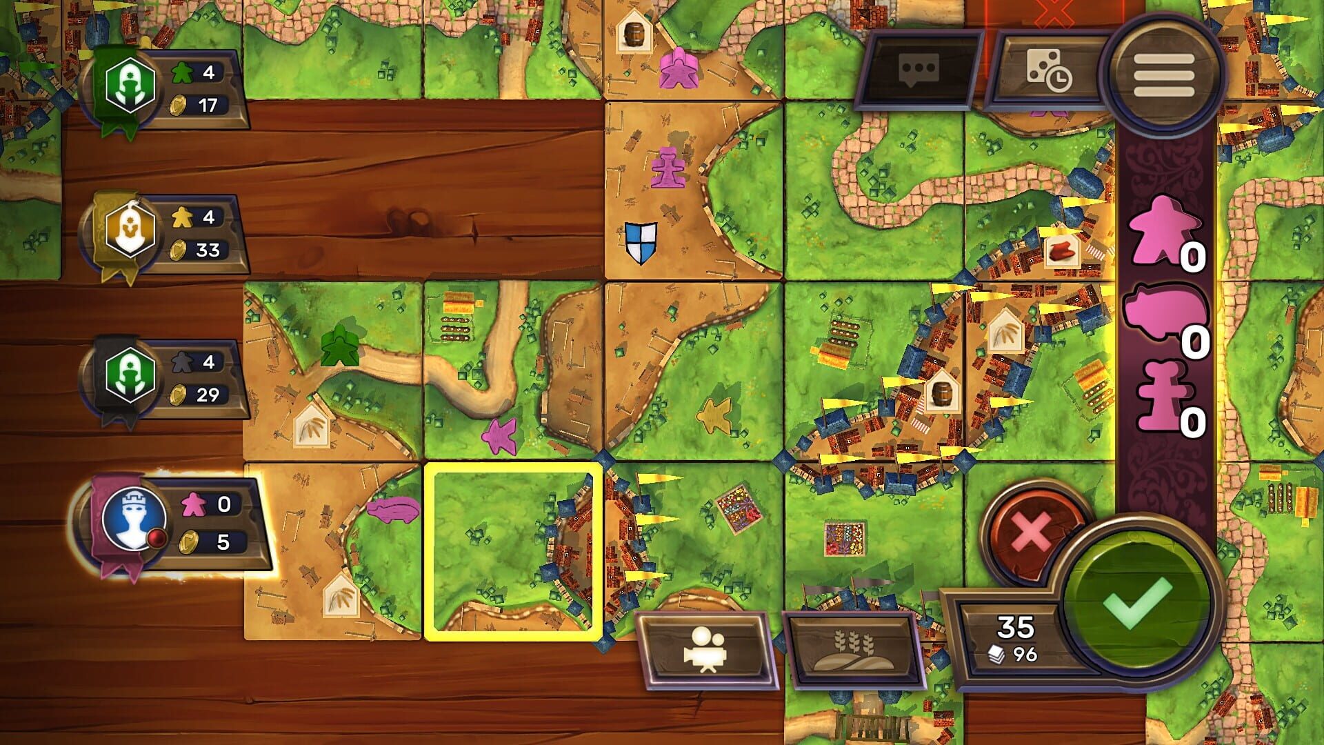 Screenshot for Carcassonne: The Official Board Game - Traders & Builders