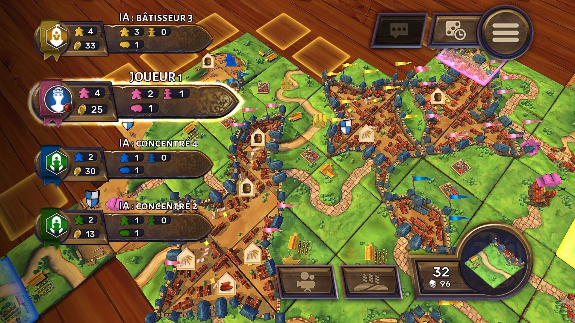 Screenshot for Carcassonne: The Official Board Game - Traders & Builders