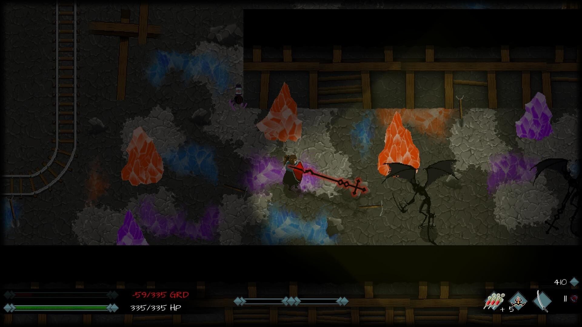 Screenshot for Skautfold: Moonless Knight