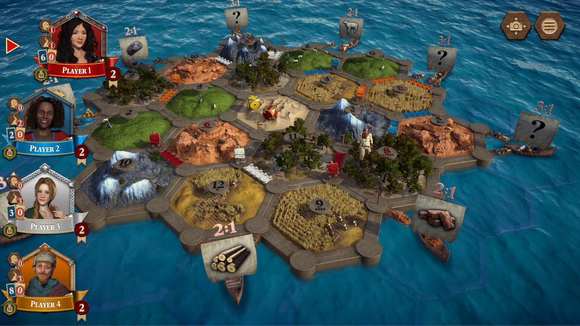 Screenshot for Catan: Console Edition
