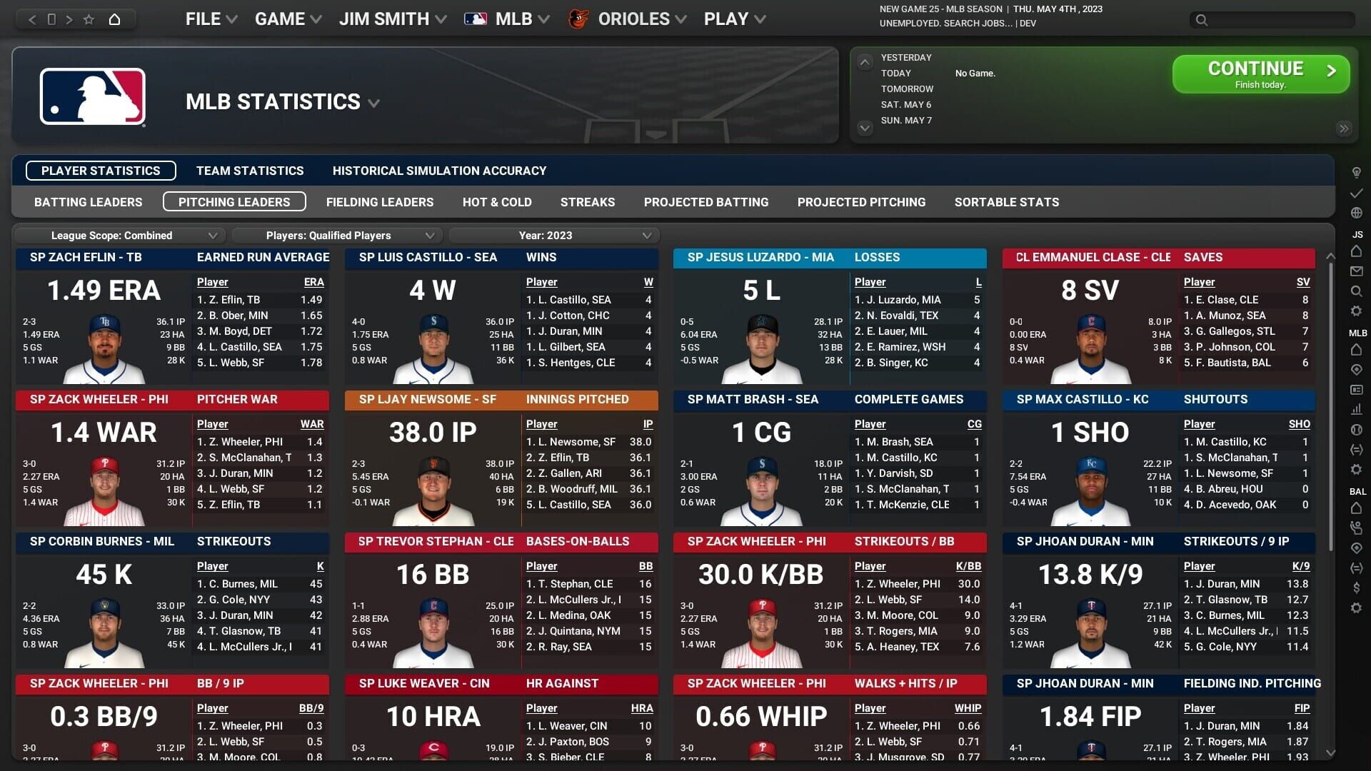 Screenshot for Out of the Park Baseball 24