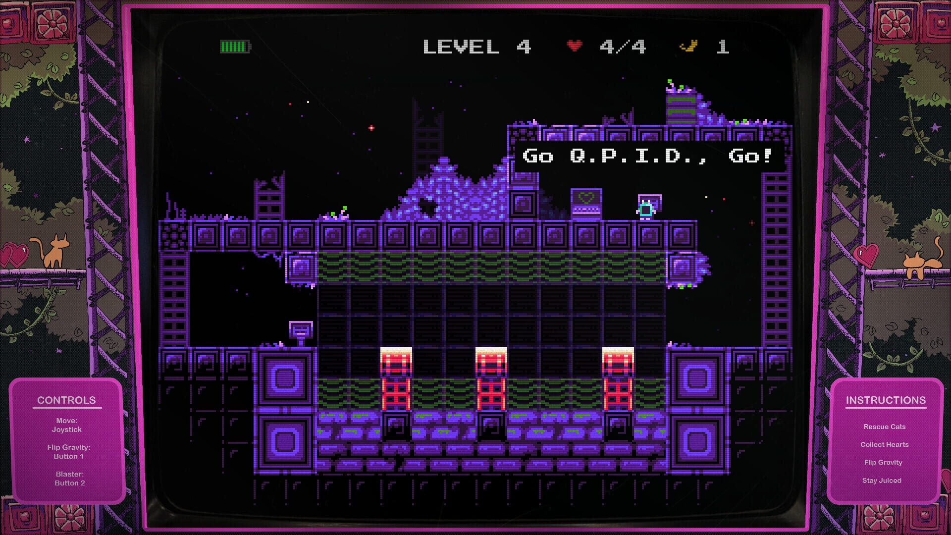 Screenshot for Digital Eclipse Arcade: Q.P.I.D.