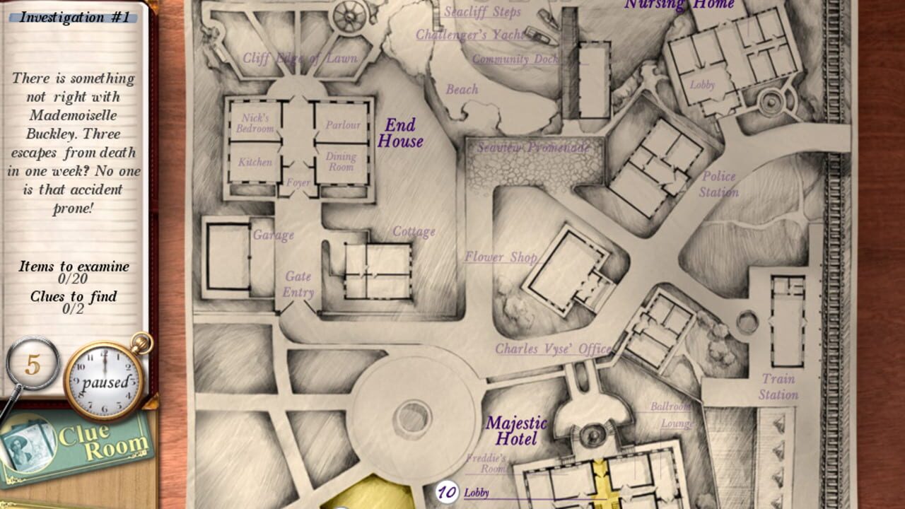 Screenshot for Agatha Christie: Peril at End House