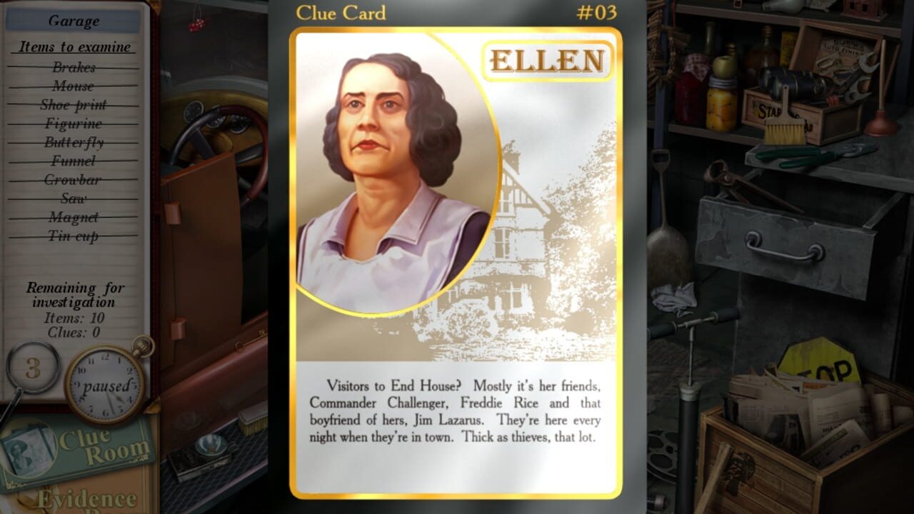 Screenshot for Agatha Christie: Peril at End House