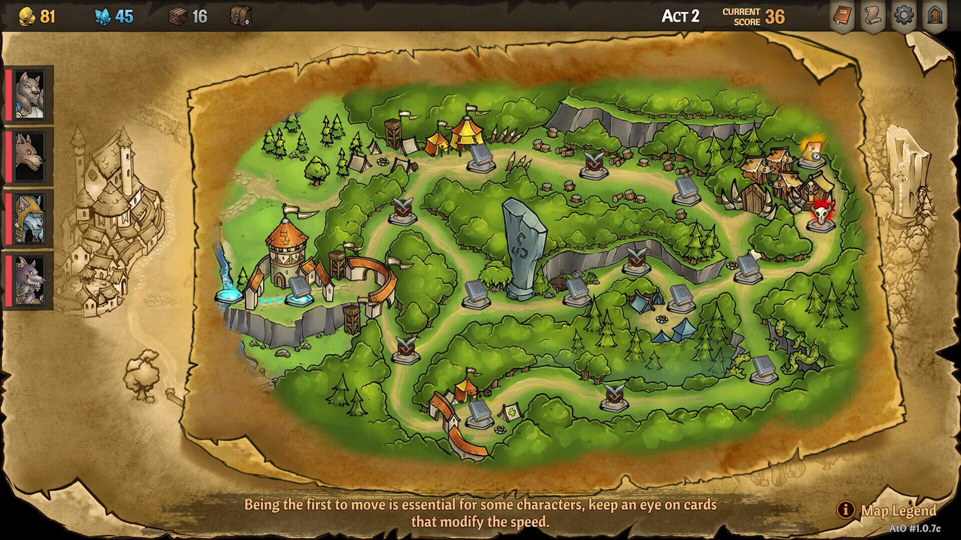 Screenshot for Across the Obelisk: The Wolf Wars