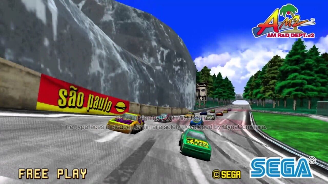 Screenshot for Sega Racing Classic