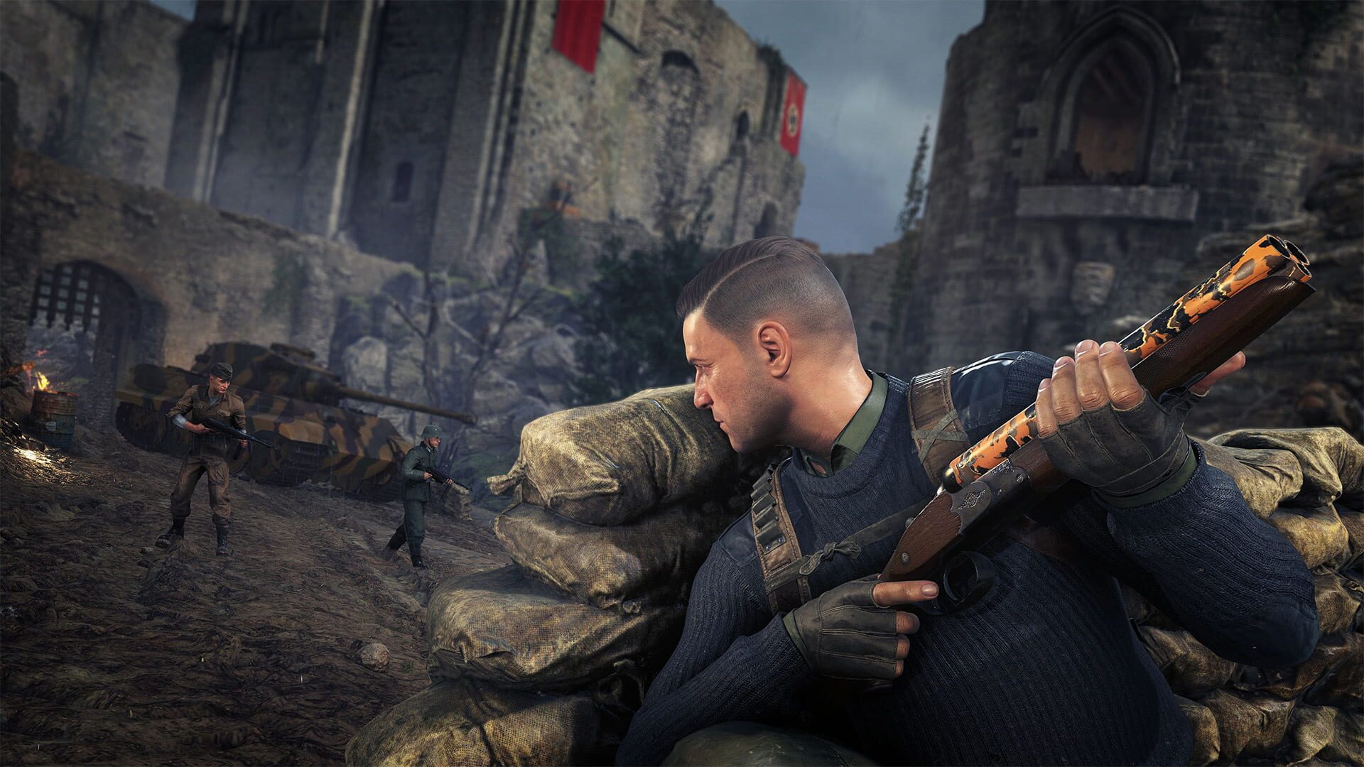 Screenshot for Sniper Elite 5: Conqueror Mission, Weapon and Skin Pack