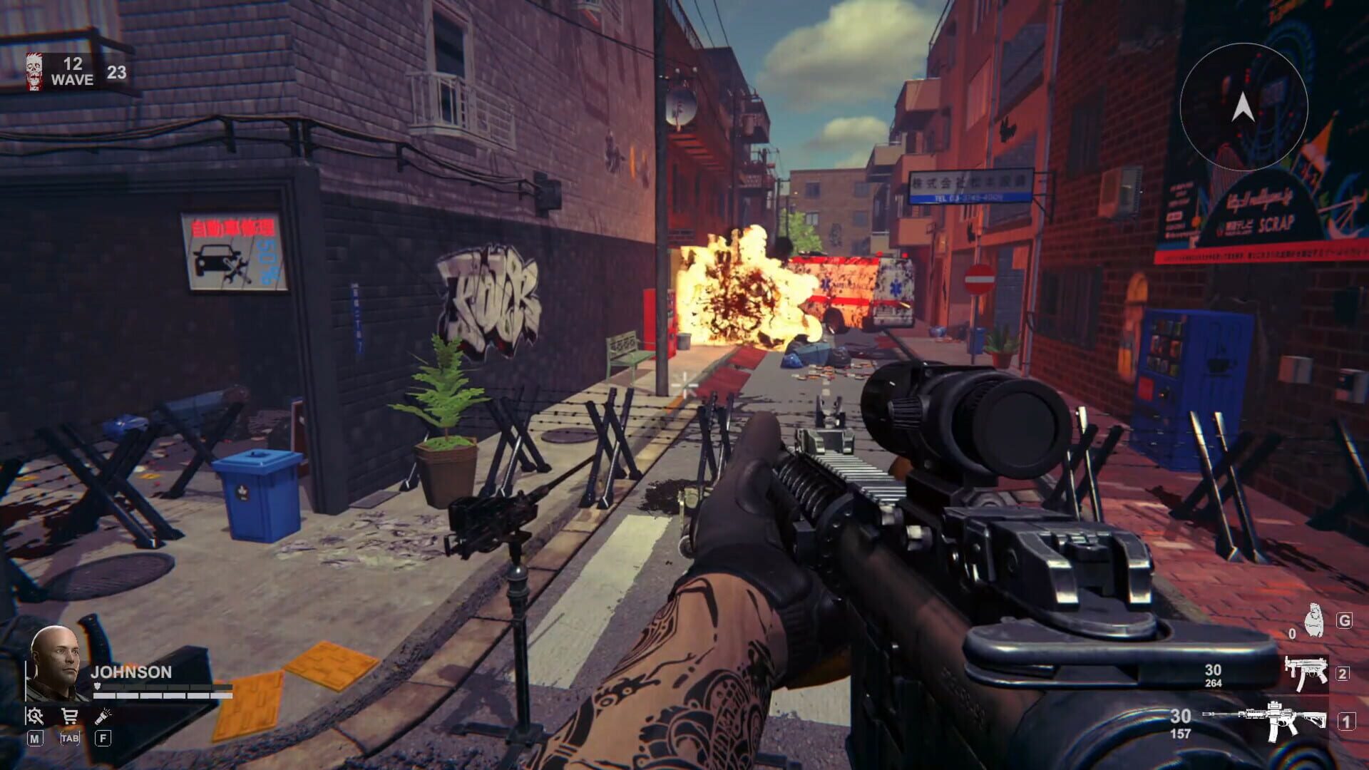 Screenshot for Blood and Zombies