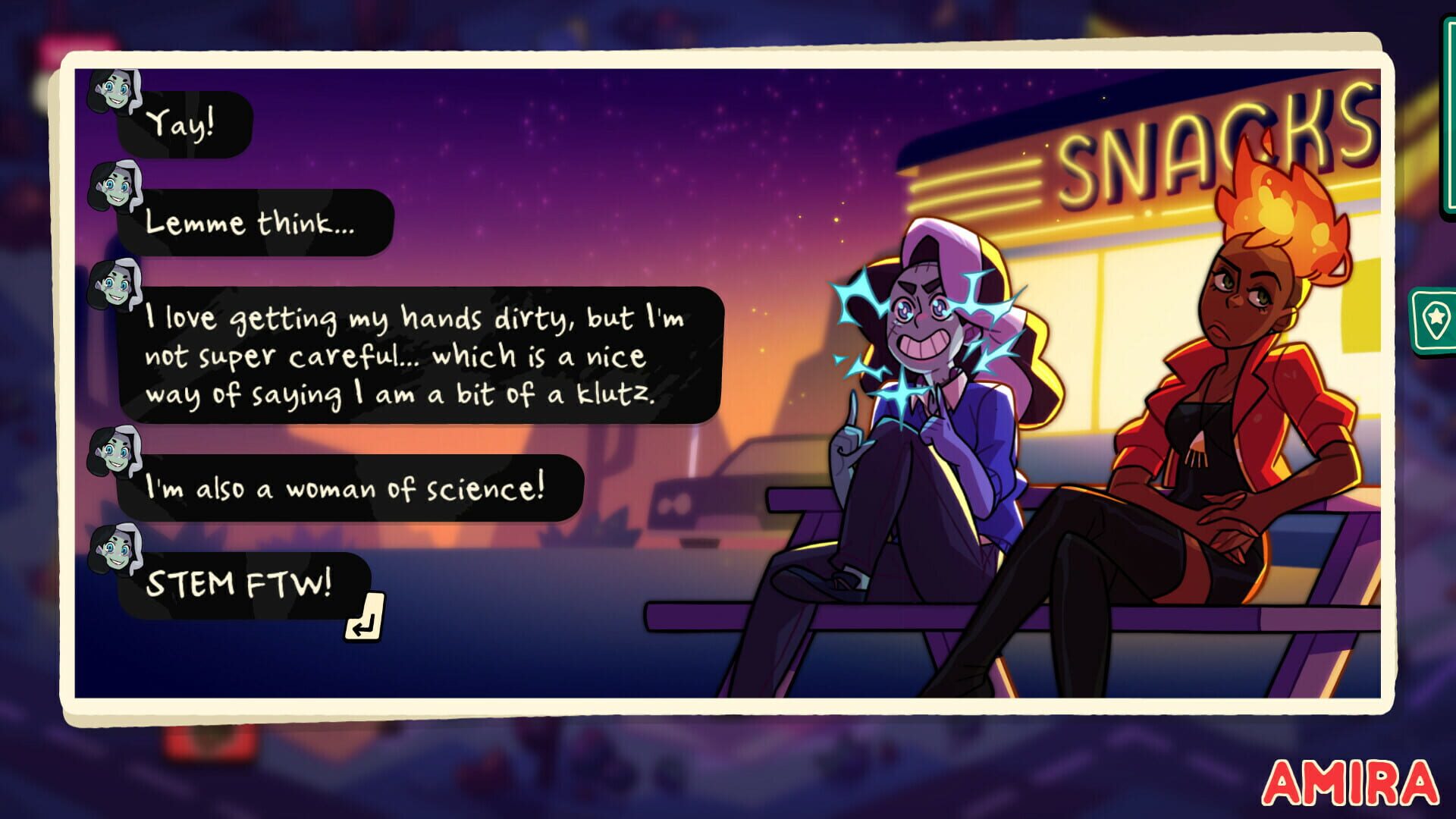 Screenshot for Monster Prom 3: Monster Roadtrip - Hitchhiker Pack: Vicky & Brian