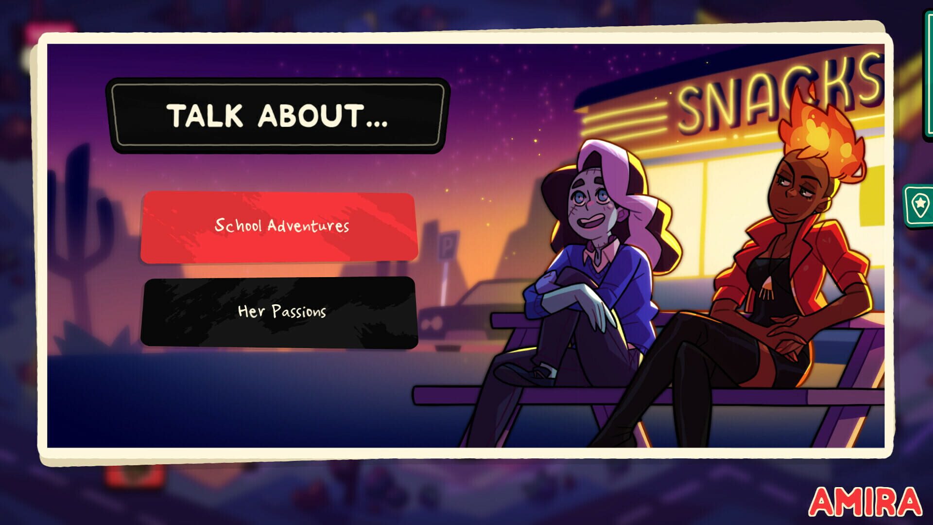 Screenshot for Monster Prom 3: Monster Roadtrip - Hitchhiker Pack: Vicky & Brian