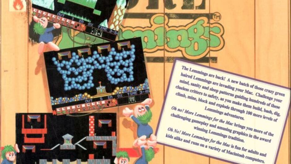 Screenshot for Oh no! More Lemmings