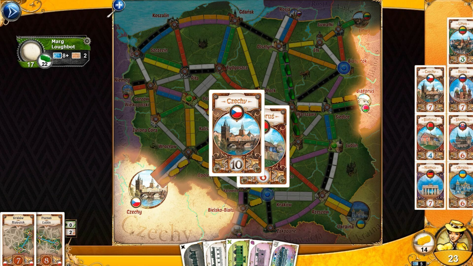 Screenshot for Ticket to Ride: Poland