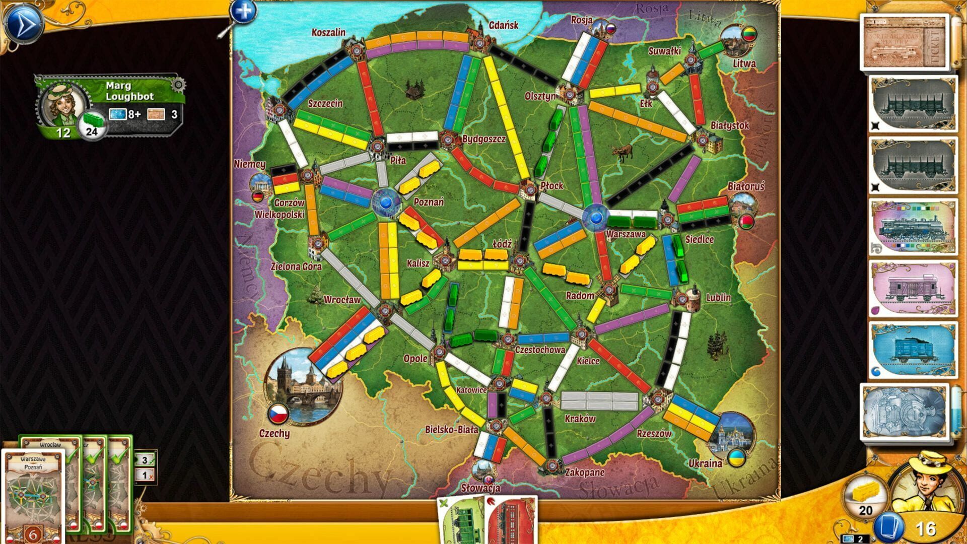 Screenshot for Ticket to Ride: Poland