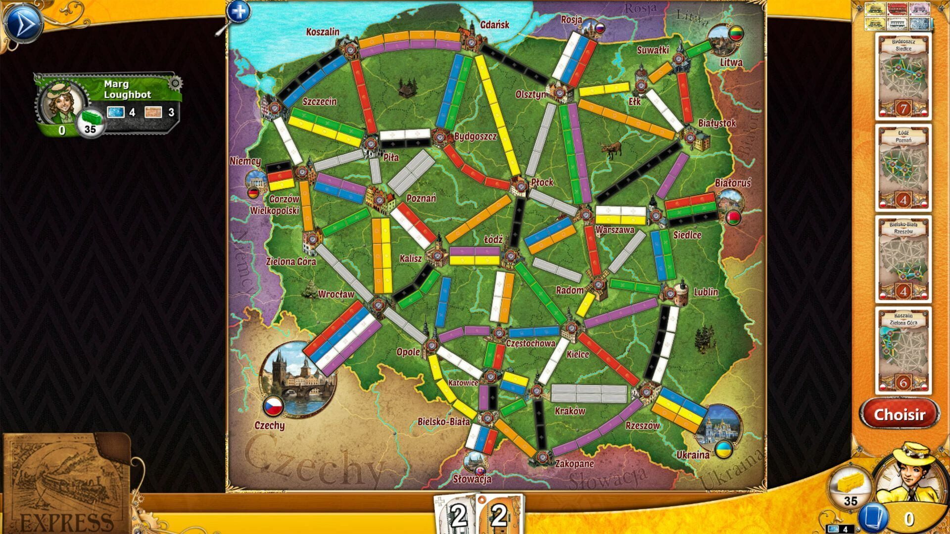 Screenshot for Ticket to Ride: Poland