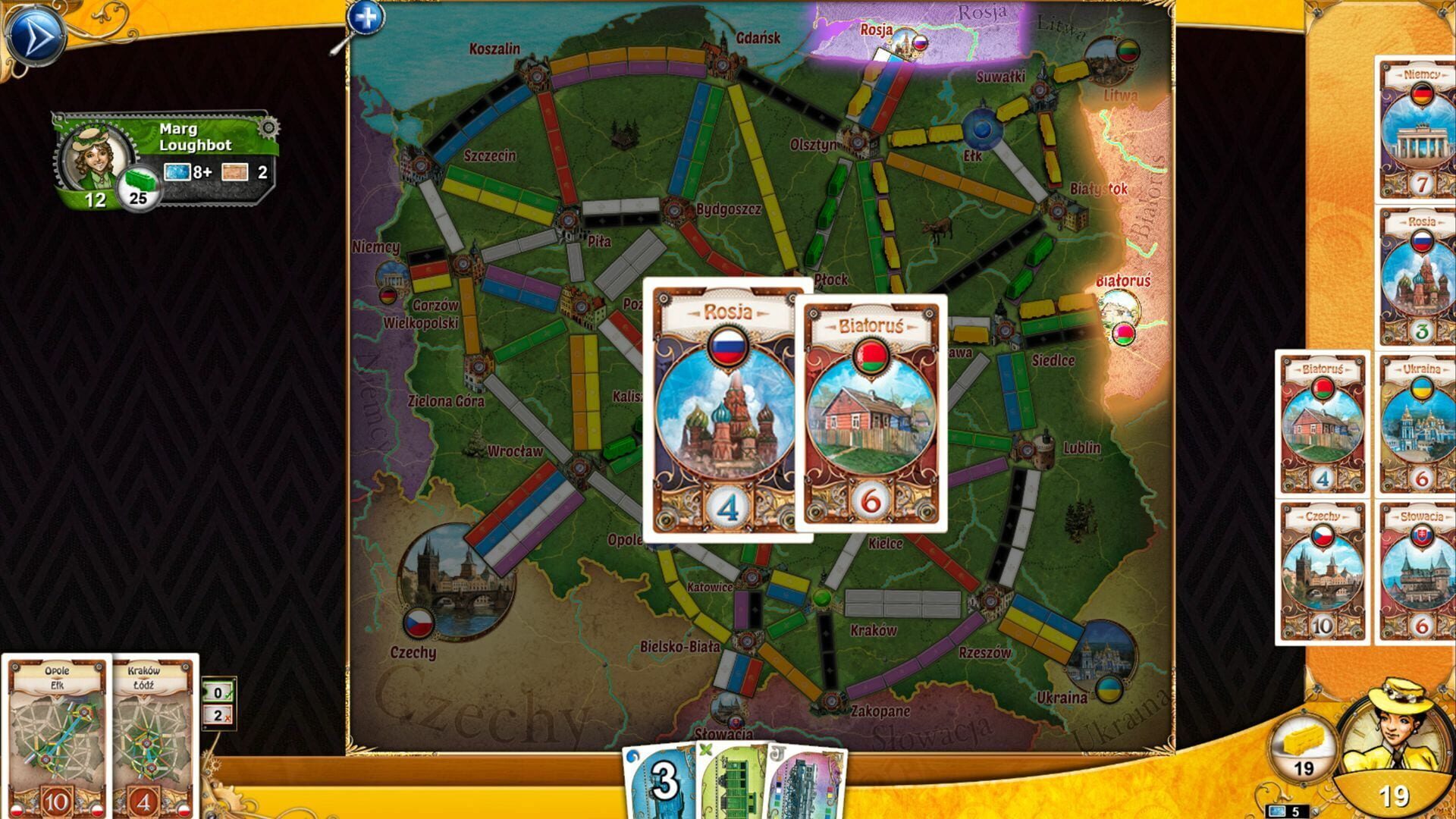 Screenshot for Ticket to Ride: Poland