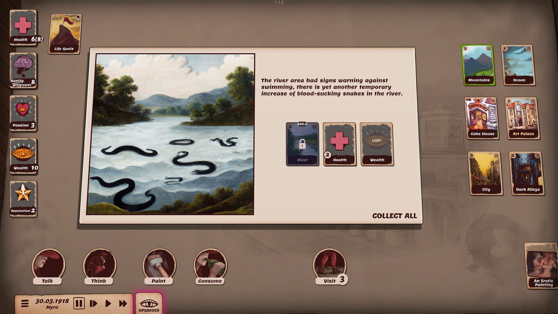 Screenshot for Artist Life Simulator: Cakes and Guns