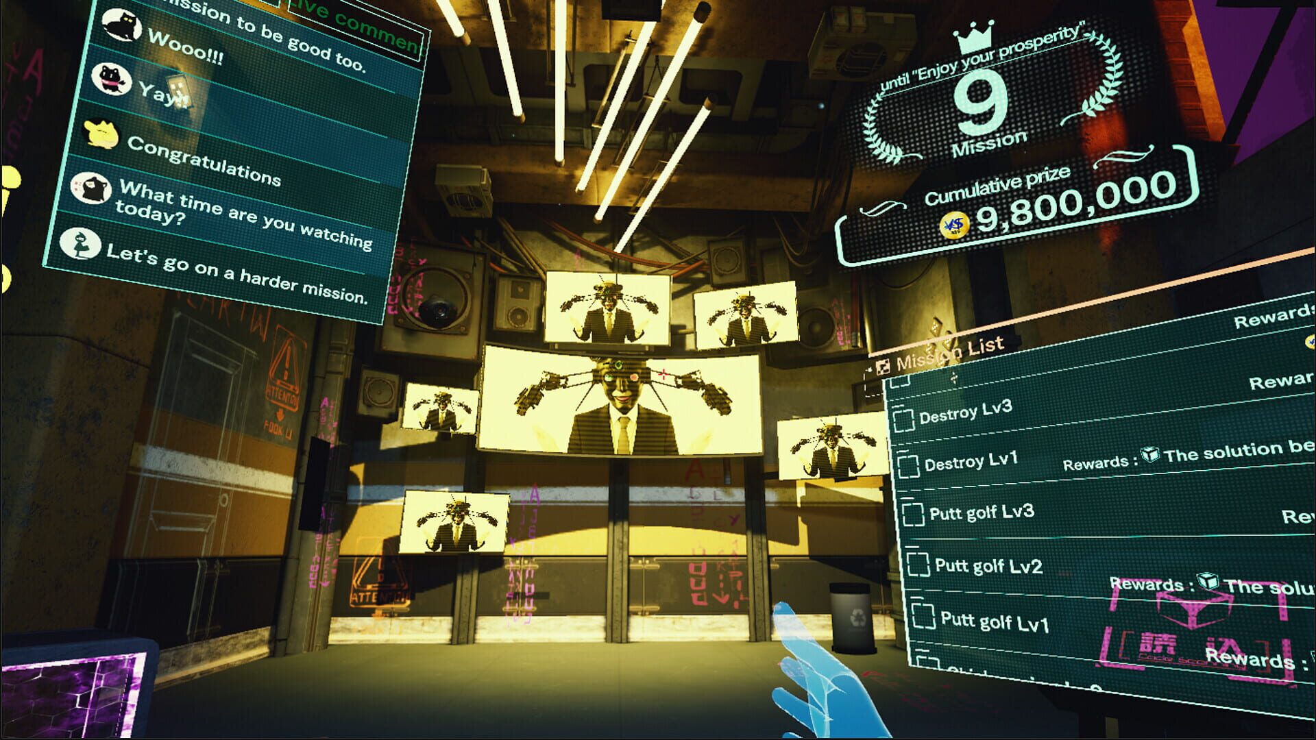 Screenshot for Super Death Game Show! VR