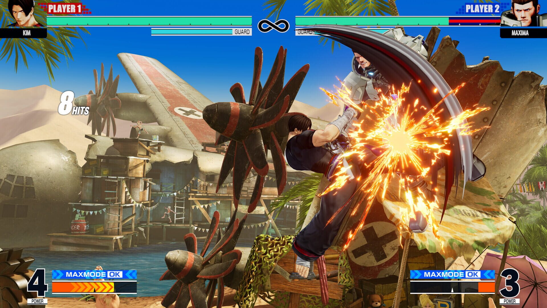 Screenshot for The King of Fighters XV: Characters - Kim Kaphwan