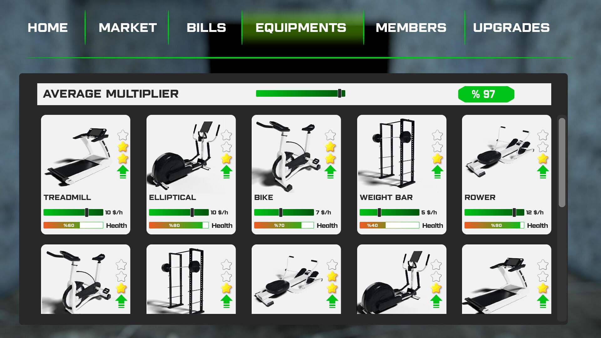 Screenshot for Gym Manager
