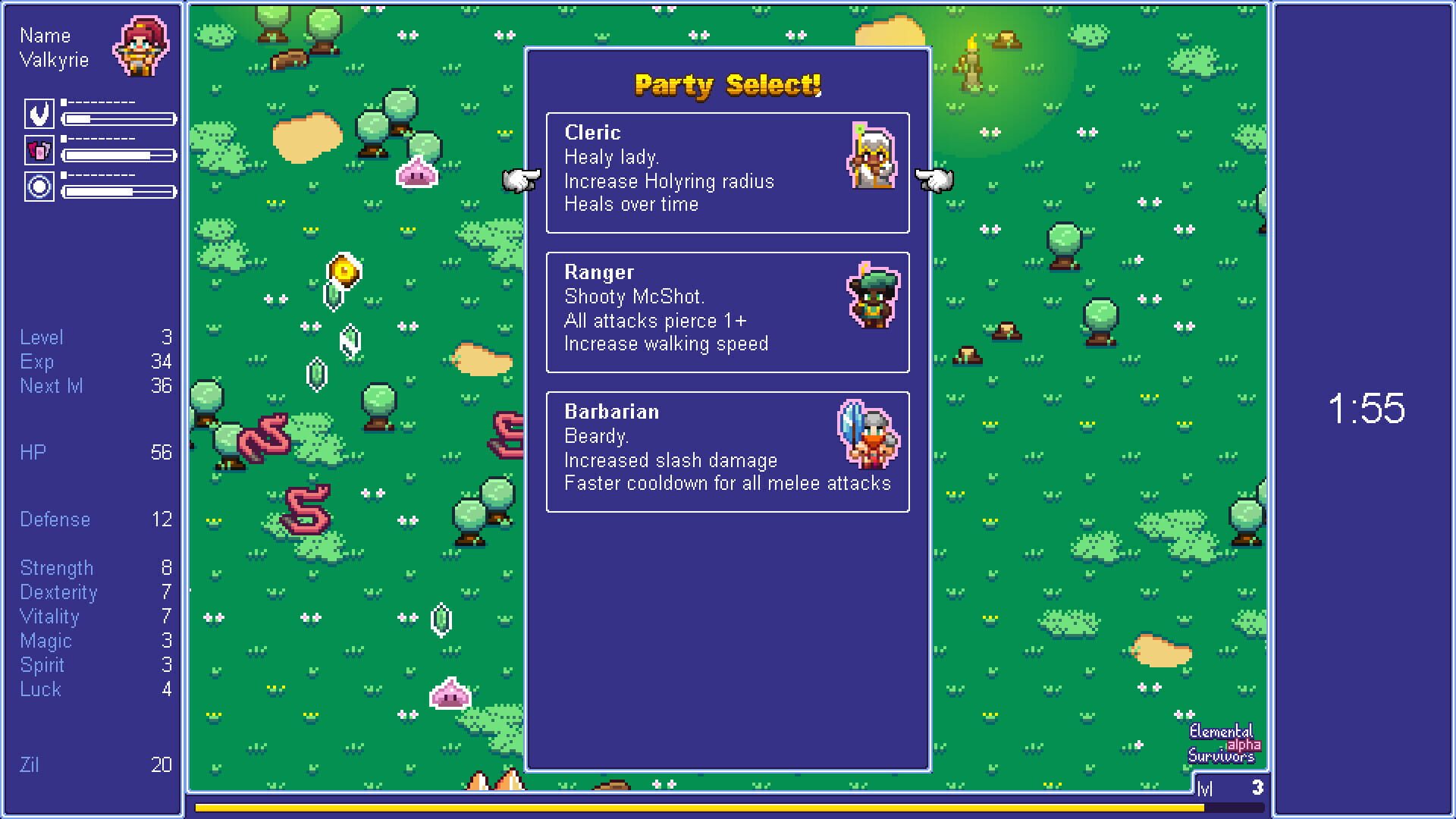 Screenshot for Elemental Survivors