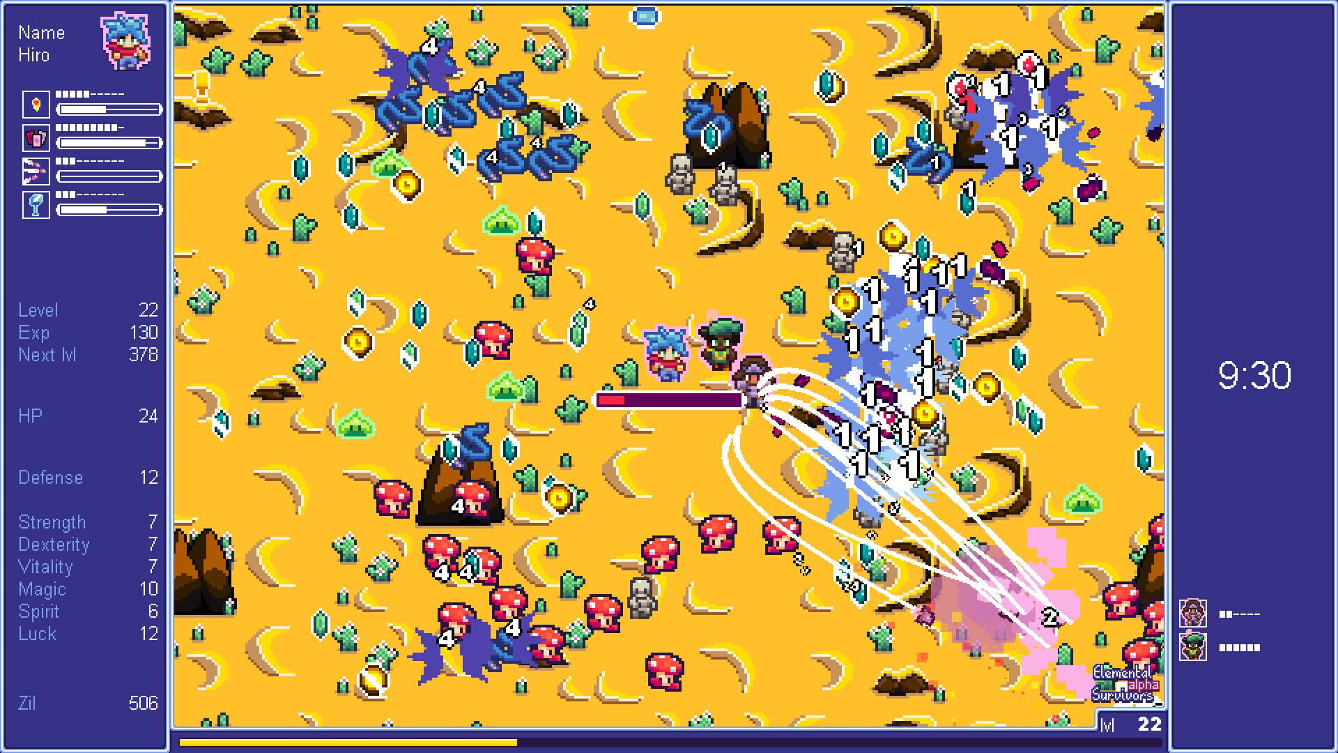 Screenshot for Elemental Survivors
